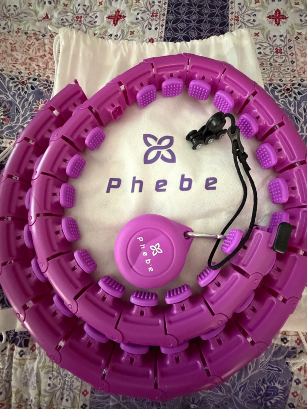 Adjustable exercise Hula Hoop in Purple